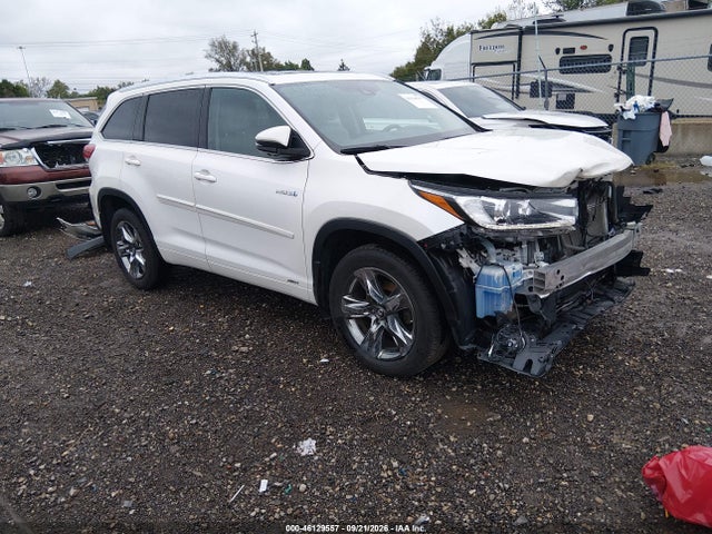 2018 Toyota Highlander Hybrid Limited Platinum მანქანა იყიდება აუქციონზე, vin: 5TDDGRFH9JS042969, აუქციონის ნომერი: 46129557