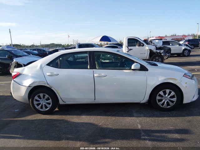 46129566 :رقم المزاد ، 5YFBPRHE1EP008582 vin ، 2014 Toyota Corolla Le Eco مزاد بيع