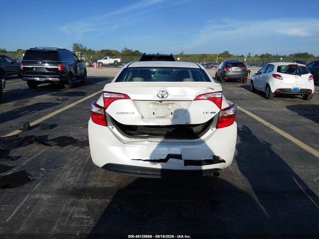 46129566 :رقم المزاد ، 5YFBPRHE1EP008582 vin ، 2014 Toyota Corolla Le Eco مزاد بيع
