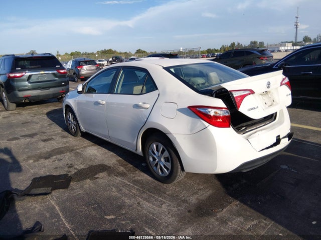 46129566 :رقم المزاد ، 5YFBPRHE1EP008582 vin ، 2014 Toyota Corolla Le Eco مزاد بيع