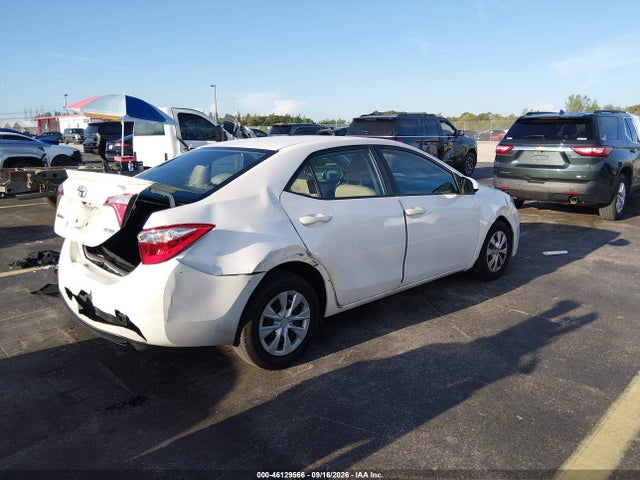 46129566 :رقم المزاد ، 5YFBPRHE1EP008582 vin ، 2014 Toyota Corolla Le Eco مزاد بيع