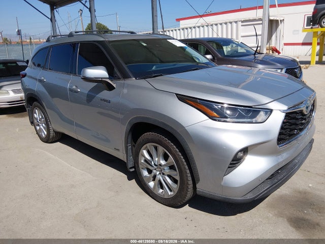 2020 Toyota Highlander Hybrid Limited მანქანა იყიდება აუქციონზე, vin: 5TDDBRCH4LS005074, აუქციონის ნომერი: 46129590
