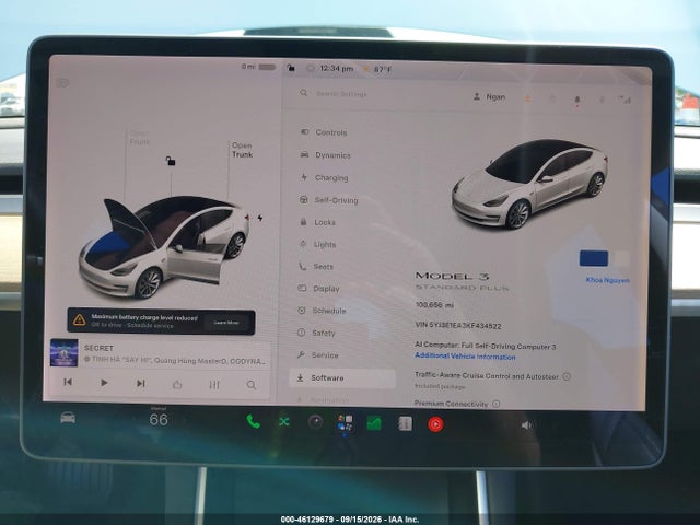 Tesla Model 3 Long Range/mid Range/standard Range/standard Range Plus 2019 5YJ3E1EA3KF434522 Image 7