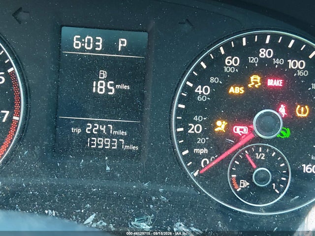 2012 Volkswagen Passat 2.5l S მანქანა იყიდება აუქციონზე, vin: 1VWAP7A36CC005365, აუქციონის ნომერი: 46129715
