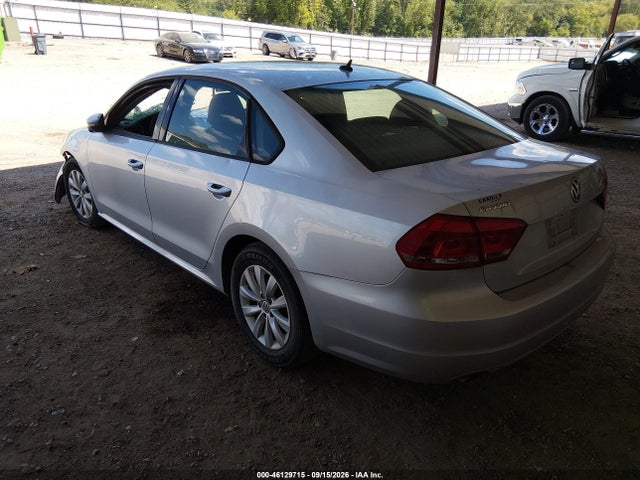 2012 Volkswagen Passat 2.5l S მანქანა იყიდება აუქციონზე, vin: 1VWAP7A36CC005365, აუქციონის ნომერი: 46129715