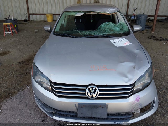 2012 Volkswagen Passat 2.5l S მანქანა იყიდება აუქციონზე, vin: 1VWAP7A36CC005365, აუქციონის ნომერი: 46129715