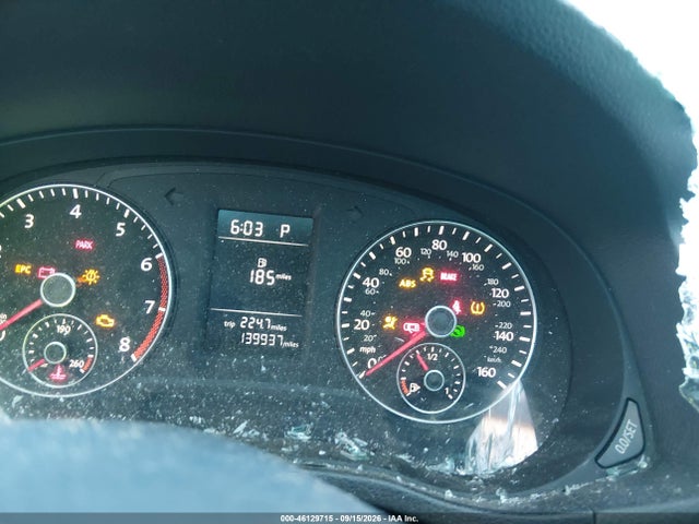 2012 Volkswagen Passat 2.5l S მანქანა იყიდება აუქციონზე, vin: 1VWAP7A36CC005365, აუქციონის ნომერი: 46129715