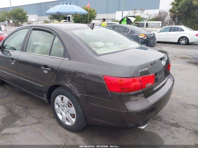 46129752 :رقم المزاد ، 5NPET46F49H429304 vin ، 2009 Hyundai Sonata Gls مزاد بيع