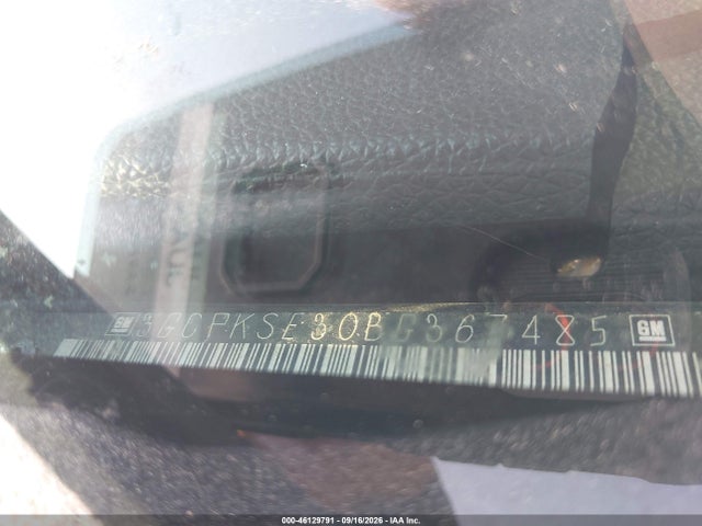 46129791 :رقم المزاد ، 3GCPKSE30BG367485 vin ، 2011 Chevrolet Silverado 1500 Lt مزاد بيع