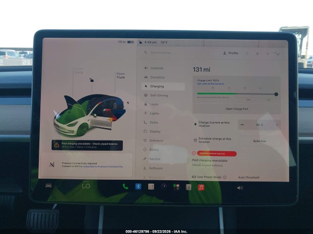 Продажа на аукционе авто 2018 Tesla Model 3 Long Range/mid Range, vin: 5YJ3E1EA2JF044493, номер лота: 46129796
