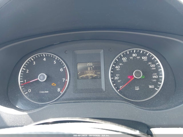 2012 Volkswagen Jetta 2.5l Se მანქანა იყიდება აუქციონზე, vin: 3VWDP7AJ4CM335371, აუქციონის ნომერი: 46129825