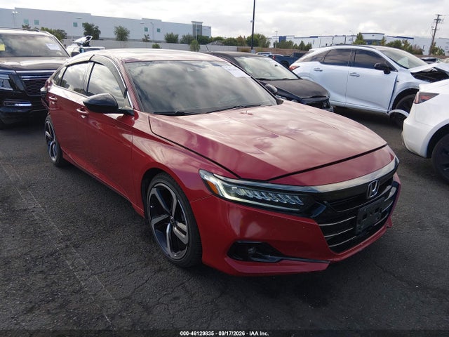 Продажа на аукционе авто 2021 Honda Accord Sport 2.0t, vin: 1HGCV2F30MA023243, номер лота: 46129835