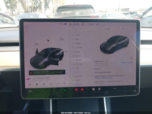 Продаж на аукціоні авто 2021 Tesla Model Y Long Range Dual Motor All-wheel Drive, vin: 5YJYGDEE7MF091060, номер лоту: 46129868