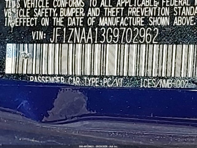 Aukcja sprzedaży 2016 Scion Fr-s, vin: JF1ZNAA13G9702962, numer aukcji: 46129921