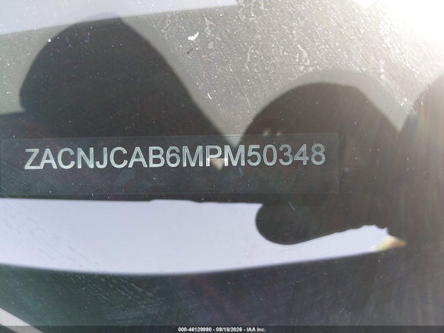 Aukcja sprzedaży 2021 Jeep Renegade Jeepster Fwd, vin: ZACNJCAB6MPM50348, numer aukcji: 46129990