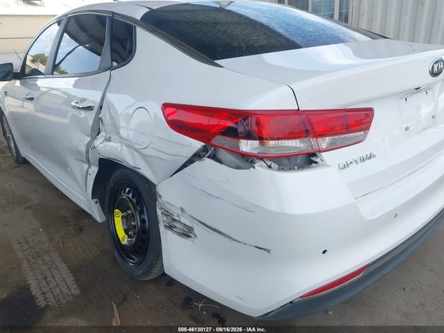 2018 Kia Optima Lx მანქანა იყიდება აუქციონზე, vin: 5XXGT4L33JG260136, აუქციონის ნომერი: 46130127