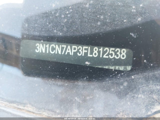 Nissan Versa 1.6 S 2015 3N1CN7AP3FL812538 Image 9