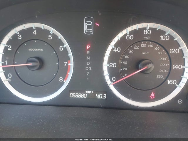 46130181 :رقم المزاد ، JHMCP26459C005106 vin ، 2009 Honda Accord 2.4 Lx-p مزاد بيع