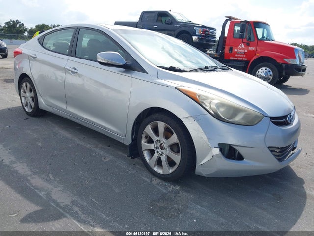 2013 Hyundai Elantra Limited მანქანა იყიდება აუქციონზე, vin: 5NPDH4AE7DH297398, აუქციონის ნომერი: 46130197