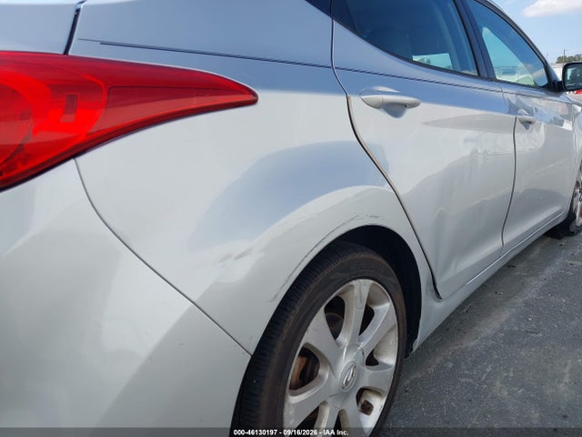 2013 Hyundai Elantra Limited მანქანა იყიდება აუქციონზე, vin: 5NPDH4AE7DH297398, აუქციონის ნომერი: 46130197