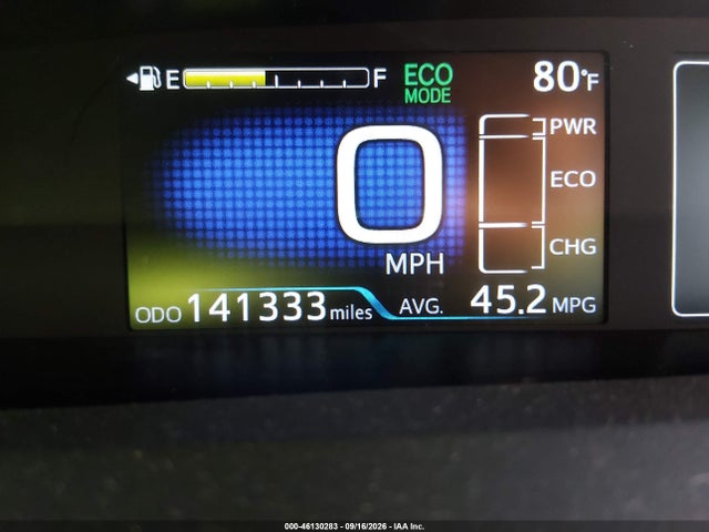 Auction sale of the 2019 Toyota Prius Le, vin: JTDKARFU7K3080550, lot number: 46130283