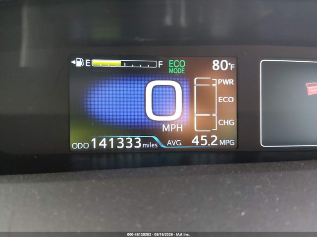 Auction sale of the 2019 Toyota Prius Le, vin: JTDKARFU7K3080550, lot number: 46130283