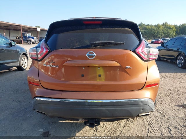 2015 Nissan Murano Sl მანქანა იყიდება აუქციონზე, vin: 5N1AZ2MGXFN288307, აუქციონის ნომერი: 46130448