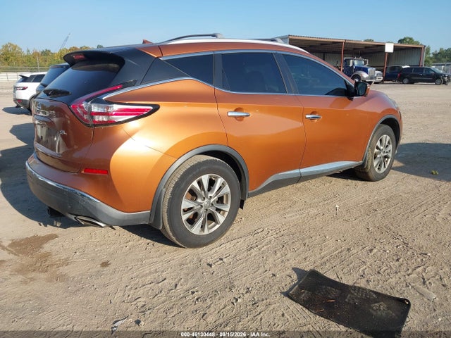 2015 Nissan Murano Sl მანქანა იყიდება აუქციონზე, vin: 5N1AZ2MGXFN288307, აუქციონის ნომერი: 46130448
