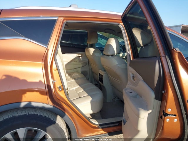 2015 Nissan Murano Sl მანქანა იყიდება აუქციონზე, vin: 5N1AZ2MGXFN288307, აუქციონის ნომერი: 46130448