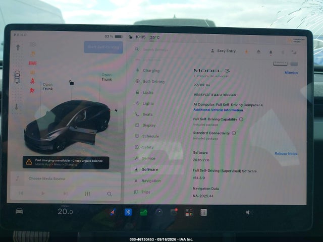 Tesla Model 3 Long Range Rear-wheel Drive/standard Rear-wheel Drive 2025 5YJ3E1EA4SF988846 Image 18