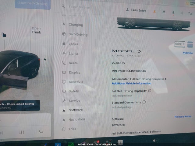 Tesla Model 3 Long Range Rear-wheel Drive/standard Rear-wheel Drive 2025 5YJ3E1EA4SF988846 Image 7