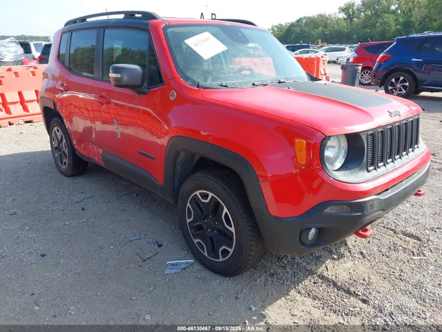 Aukcja sprzedaży 2016 Jeep Renegade Trailhawk, vin: ZACCJBCT4GPD07798, numer aukcji: 46130467