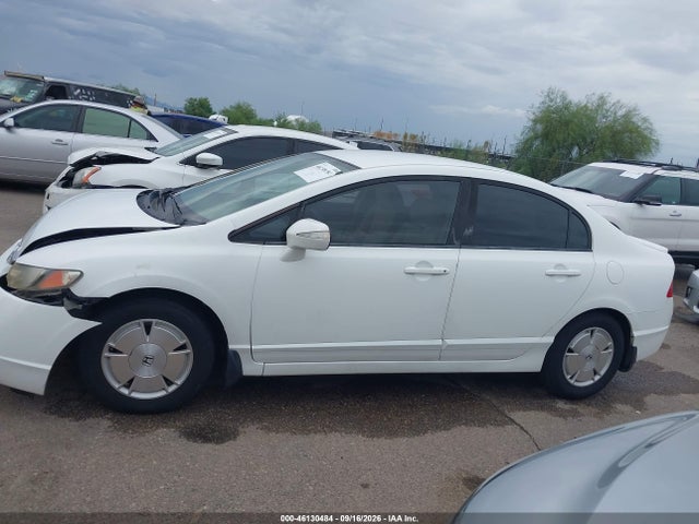 46130484 :رقم المزاد ، JHMFA36228S010805 vin ، 2008 Honda Civic Hybrid مزاد بيع