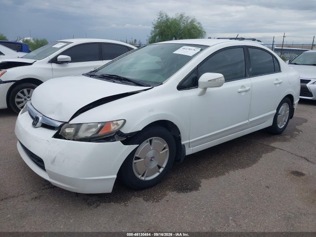 46130484 :رقم المزاد ، JHMFA36228S010805 vin ، 2008 Honda Civic Hybrid مزاد بيع