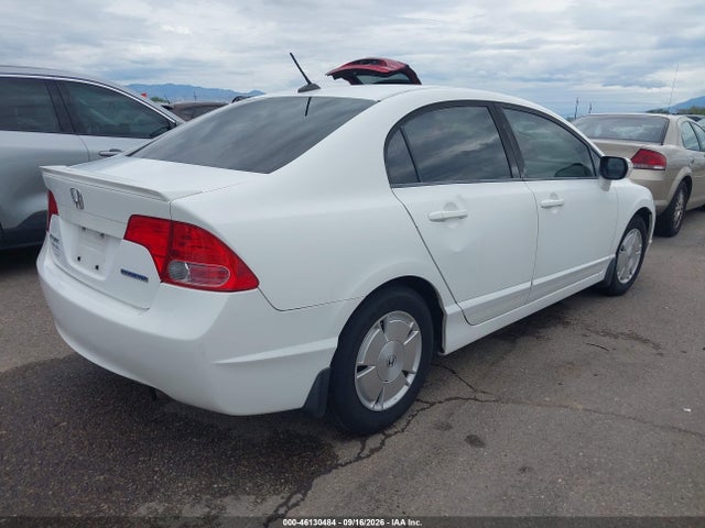 46130484 :رقم المزاد ، JHMFA36228S010805 vin ، 2008 Honda Civic Hybrid مزاد بيع