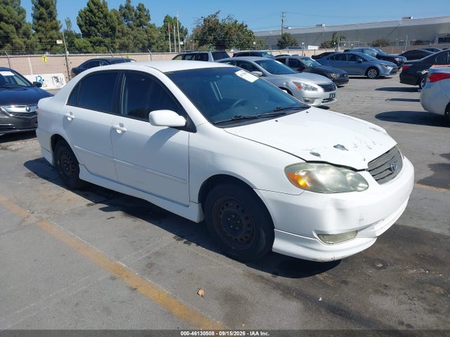 2003 Toyota Corolla S მანქანა იყიდება აუქციონზე, vin: 1NXBR32E63Z124033, აუქციონის ნომერი: 46130508