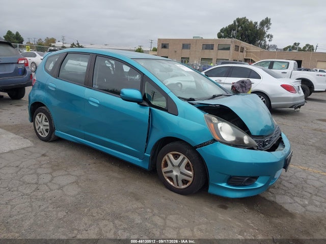 2012 Honda Fit Sport მანქანა იყიდება აუქციონზე, vin: JHMGE8H5XCC024208, აუქციონის ნომერი: 46130512