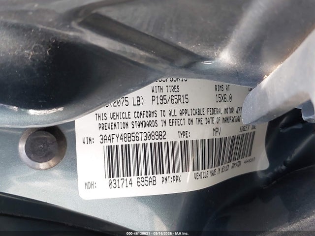 Продажа на аукционе авто 2006 Chrysler Pt Cruiser, vin: 3A4FY48B56T308982, номер лота: 46130631