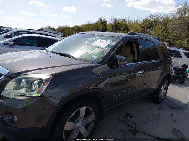46130679 :رقم المزاد ، 1GKKRRED3BJ156372 vin ، 2011 Gmc Acadia Slt-1 مزاد بيع