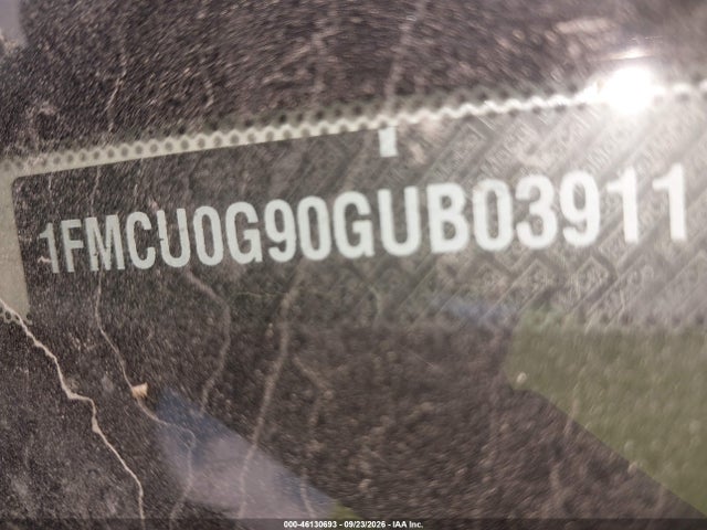 46130693 :رقم المزاد ، 1FMCU0G90GUB03911 vin ، 2016 Ford Escape Se مزاد بيع