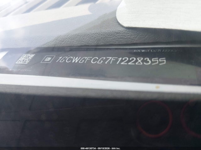 Продаж на аукціоні авто 2015 Chevrolet Express 2500 Work Van, vin: 1GCWGFCG7F1228355, номер лоту: 46130734