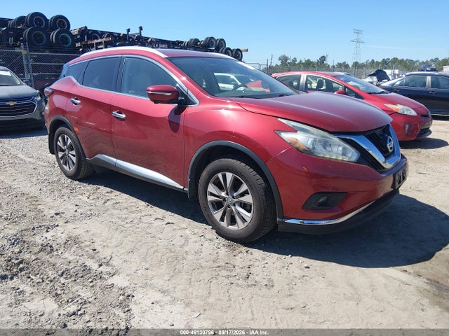 2015 Nissan Murano Sl მანქანა იყიდება აუქციონზე, vin: 5N1AZ2MG5FN239936, აუქციონის ნომერი: 46130796