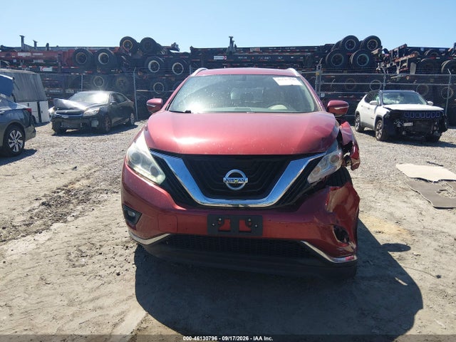 2015 Nissan Murano Sl მანქანა იყიდება აუქციონზე, vin: 5N1AZ2MG5FN239936, აუქციონის ნომერი: 46130796