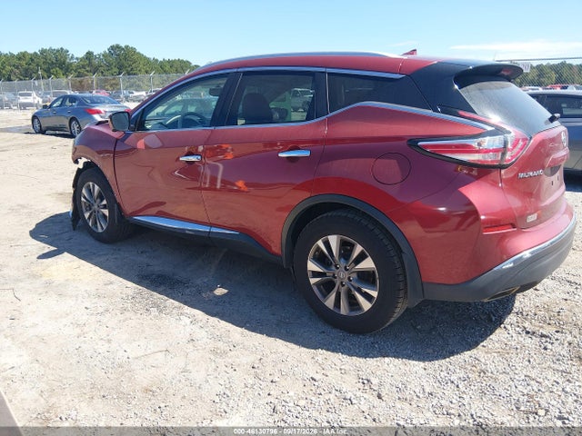2015 Nissan Murano Sl მანქანა იყიდება აუქციონზე, vin: 5N1AZ2MG5FN239936, აუქციონის ნომერი: 46130796