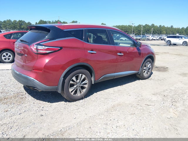 2015 Nissan Murano Sl მანქანა იყიდება აუქციონზე, vin: 5N1AZ2MG5FN239936, აუქციონის ნომერი: 46130796