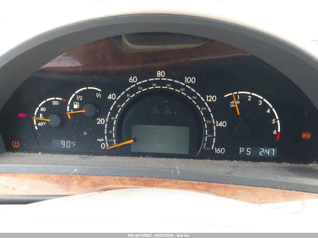 46130802 :رقم المزاد ، WDBNG75J14A394554 vin ، 2004 Mercedes-benz S 500 مزاد بيع