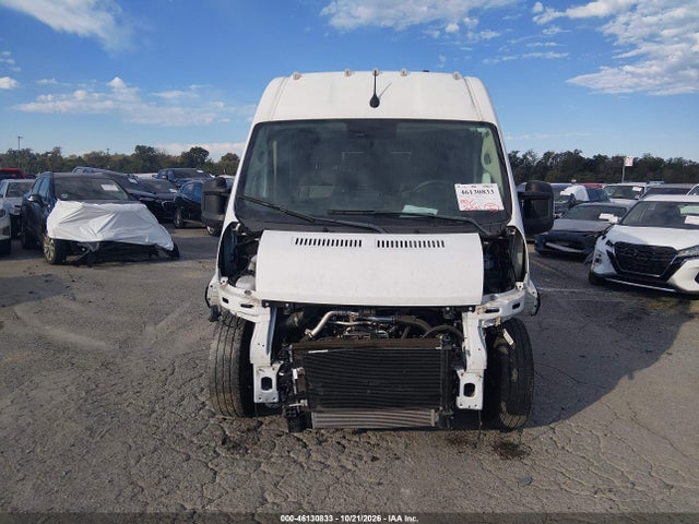 2022 Ram Promaster 2500 Window Van High Roof 159 Wb მანქანა იყიდება აუქციონზე, vin: 3C6LRVPG6NE110043, აუქციონის ნომერი: 46130833