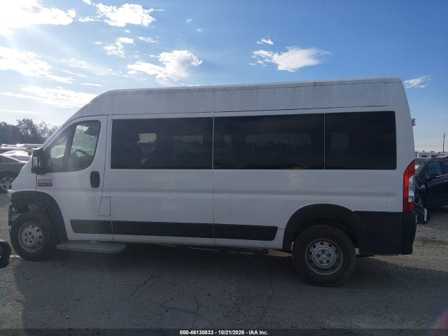 2022 Ram Promaster 2500 Window Van High Roof 159 Wb მანქანა იყიდება აუქციონზე, vin: 3C6LRVPG6NE110043, აუქციონის ნომერი: 46130833