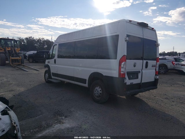 2022 Ram Promaster 2500 Window Van High Roof 159 Wb მანქანა იყიდება აუქციონზე, vin: 3C6LRVPG6NE110043, აუქციონის ნომერი: 46130833