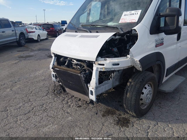 2022 Ram Promaster 2500 Window Van High Roof 159 Wb მანქანა იყიდება აუქციონზე, vin: 3C6LRVPG6NE110043, აუქციონის ნომერი: 46130833